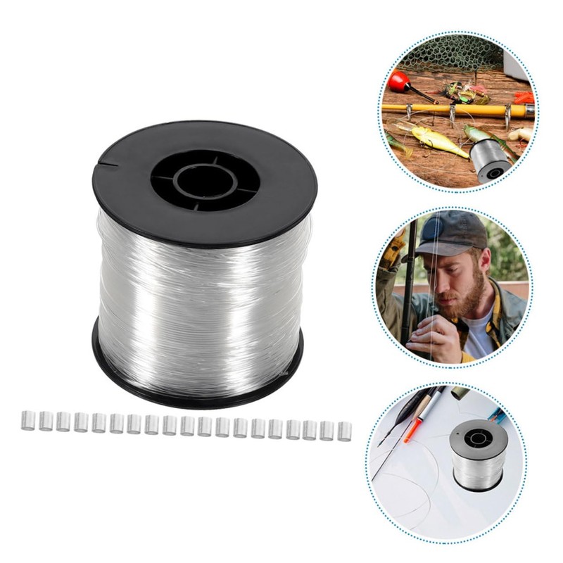 SHINEOFI 1 Set Clear Nylon Fishing Line Invisible Fishing Wire