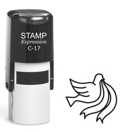 stampexpression - Dove Self Inking Rubber Stamp - Black Ink (A-62099)