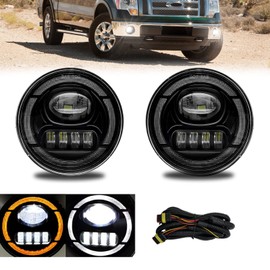 LED Fog Lamps with Daytime Running Lights fit for 2006 2007 2008 2009 2010 2011 2012 2013 2014 Ford F-150 F150 Truck