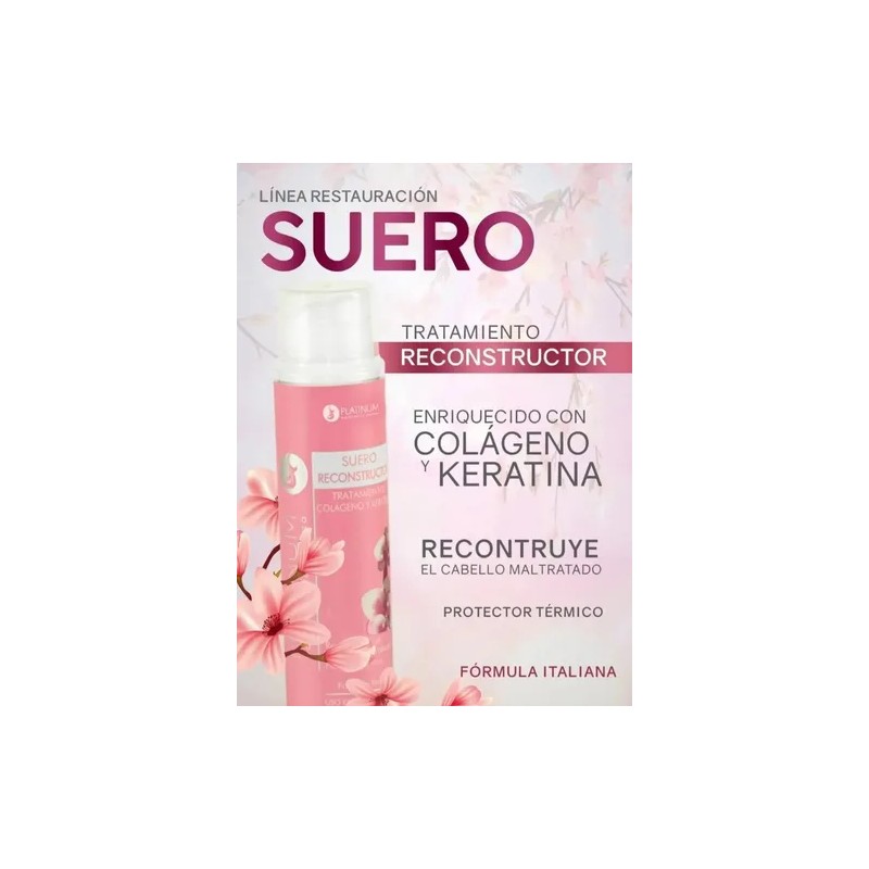 Tratamiento Suero Reconstructor Con Colágeno Y Keratina
