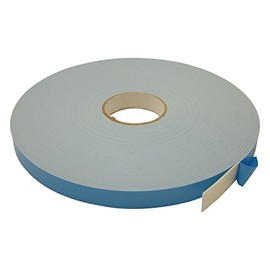 JVCC Window Glazing Tape [Double-Sided, Closed Cell] (DC-WGT-01): 1 in. x 50 yds. x 1/16 in. thick (White)