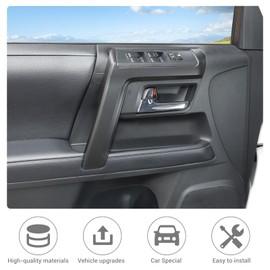 JeCar 4pcs for 4Runner Interior Door Handle Cover Trim for Toyota 4Runner 2010-2023 Matt Black Interior Accessories
