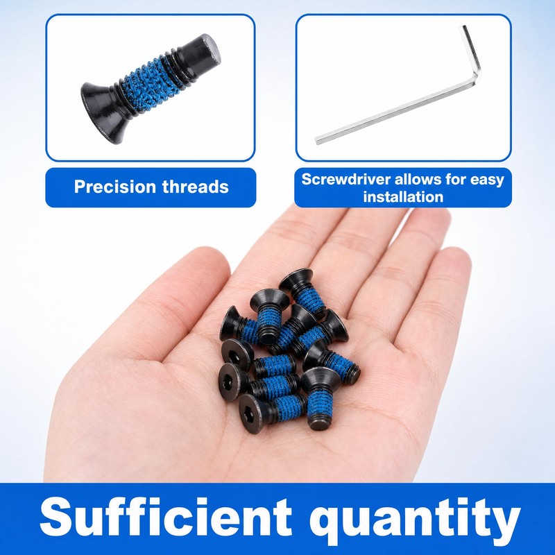 Yungeln Scooter Forehead Screws 8 PCS Compatible with Xiaomi M365/1S/Pro/Mi3