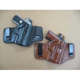 Azula 2 Clip IWB Leather in The Waistband Concealed Carry Holster for SIg Sauer P365, 365 9mm CCW TAN RH