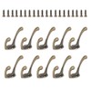 Interlink Hooks, Wall Hanging, Set of 10, Stainless Steel, Antique