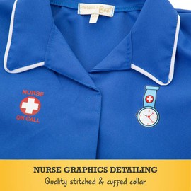 PRETEND TO BEE Modern Nurse Fancy Dress Costume for Kids, 3-5 Years