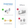 Inverness Home Ear Piercing Kit 3mm Square White CZ Stainless
