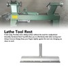 Lathe Tool Rest 9 Inch 5/8 Inch Post Stainless Steel