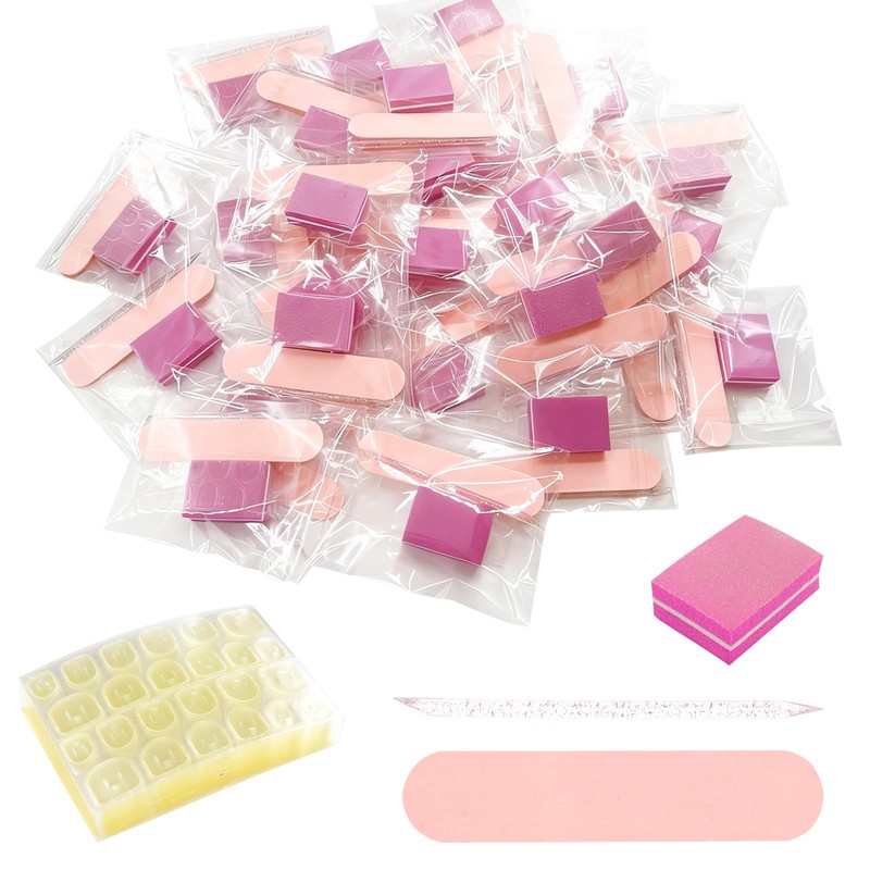 Kit de manicura de 4 piezas, limas de uñas de