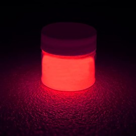 GLO Effex Glow in the Dark Paint - Neutral Colors - 1 Ounce (Neutral Red)