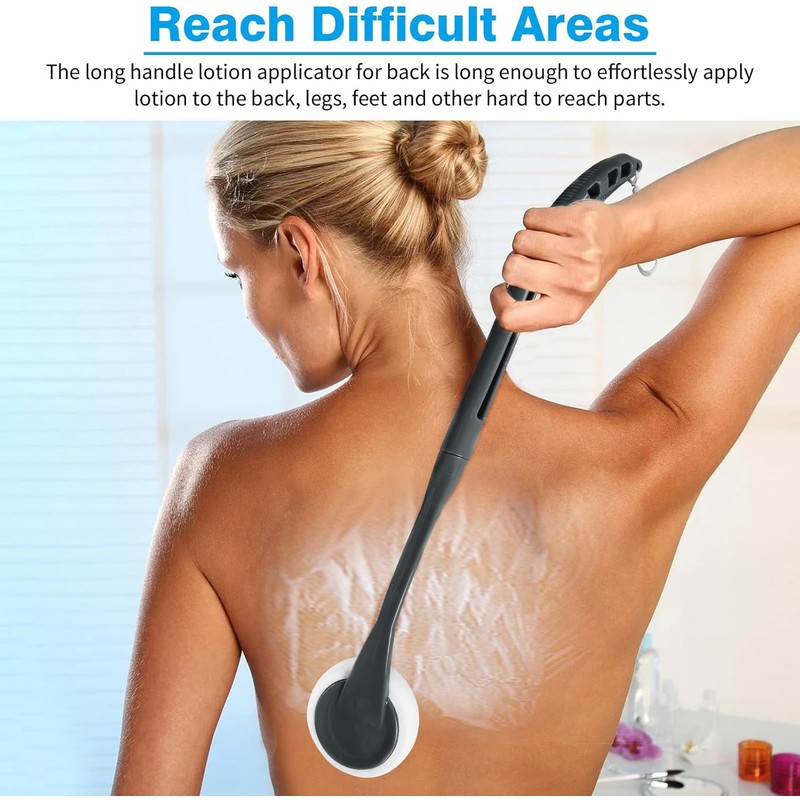Lotion Applicator for Back, 20.5'' Replaceable Back Lotion Applicator, Easy