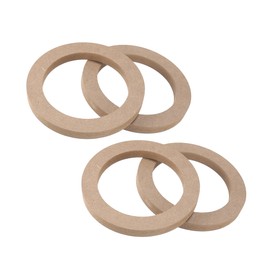 Hihaha Car Speaker Spacer Rings/for Car/Wood / 4 Pcs Khaki