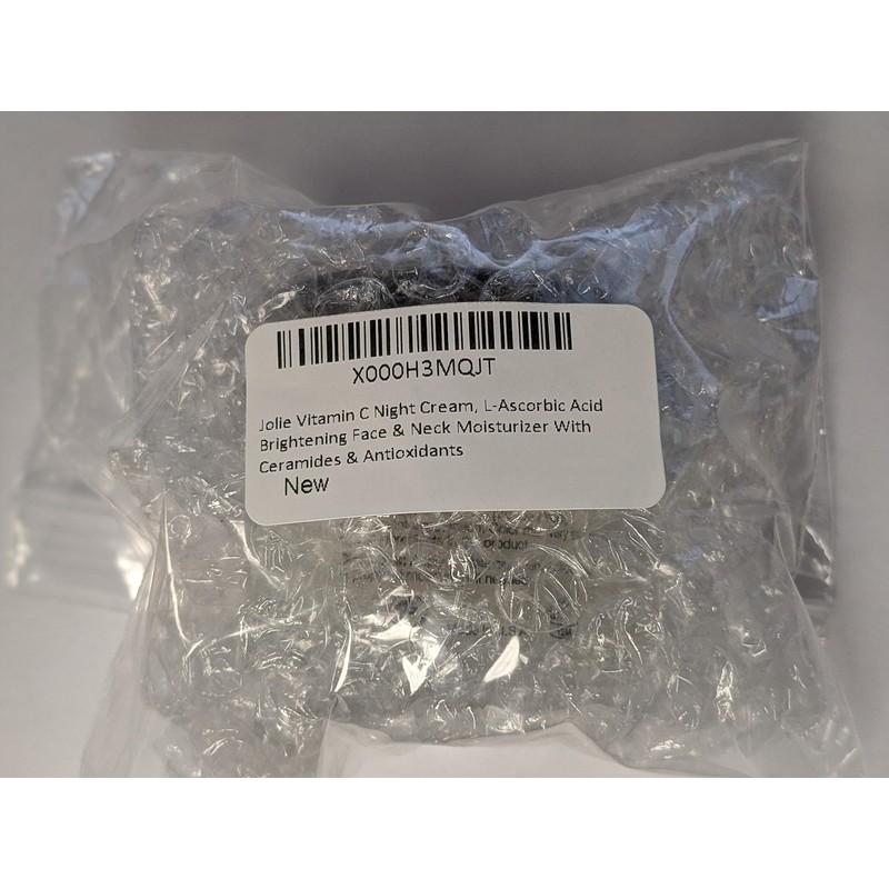 Jolie Vitamin C Night Cream, L-Ascorbic Acid Brightening Face &