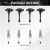 UF659 Ignition Coil and 91215 Spark Plugs Compatible with Nissan
