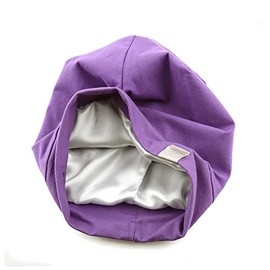 Gorro de dormir para niños pequeños, gorro para dormir de noche, gorro de satén con forro sedoso con banda elástica ajustable para adolescentes y niño