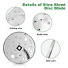 Luojiedejinbiao Slice Shred Disc Blade Food Processor Slice Part Replacement