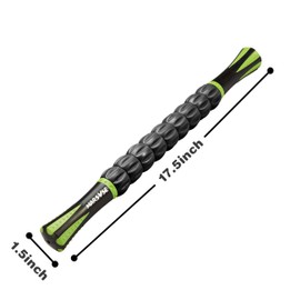 Muscle Roller Stick Massage Roller Muscle Roller Massage Tool for Athletes and Soothing Cramps,Relieving Muscle Soreness, 18 Inches Muscle Roller for Relieving,Physical Therapy,Massage,Body Recovery