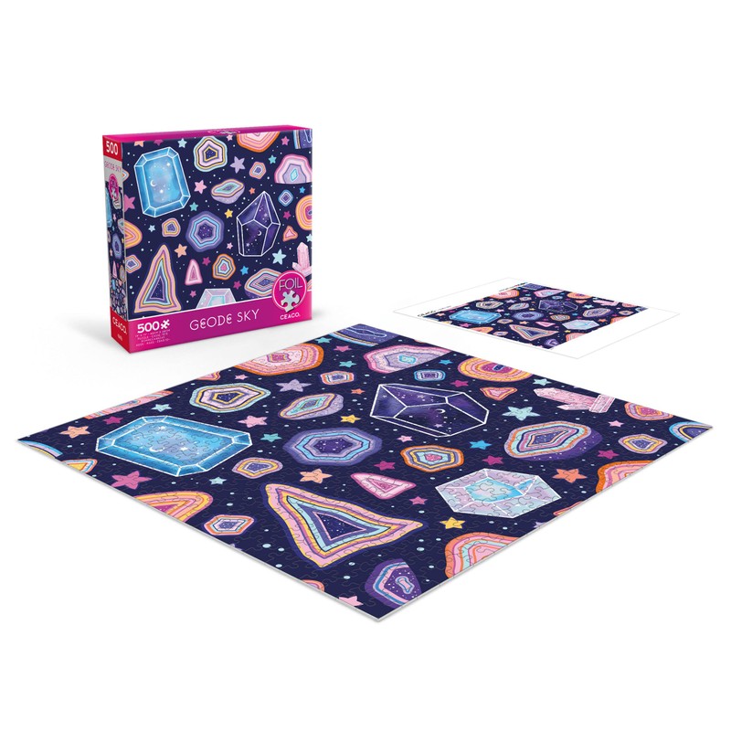 Ceaco - Foil Puzzle - Geode Sky - 500 Piece