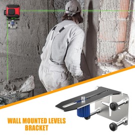 Wall Mount Levels Holder | Stainless Steel Levels Mount - Precision Adjustment Support Rack Power Tool Accessories For Professional Construction And Home Decoration