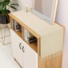 Time to Sparkle 33X200CM Woven Jute Table Runner with Tassels