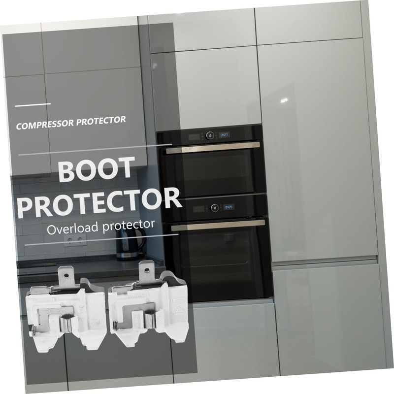 HOMSFOU Pack of 2 Overload Protection Mini Fridge Mini Drinks