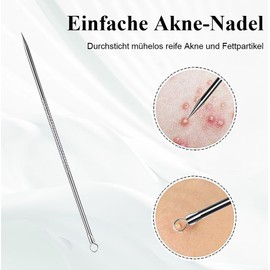 Blackhead Remover Comedone Squeezer Set, Blackhead Remover for Whitehead Acne on the Nose, Face, Blemishes