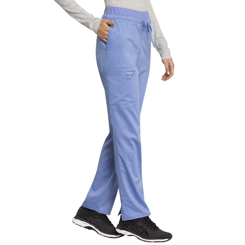 Cherokee Scrubs for Women Mid Rise Tapered Leg Drawstring Pant