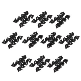 Hammer and Tongs - Ornate Cabinet Hinge - H70mm - Black - Pack of 10