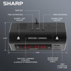 SHARP Alarm Clock for Bedrooms, Super Fast USB-C Charging and