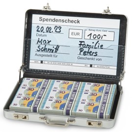 Darlena Money Case Money Gift, silver, 30th birthday