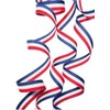 USA Made 3/8" Red/White/Blue Striped Grosgrain Ribbon - 10 Yards