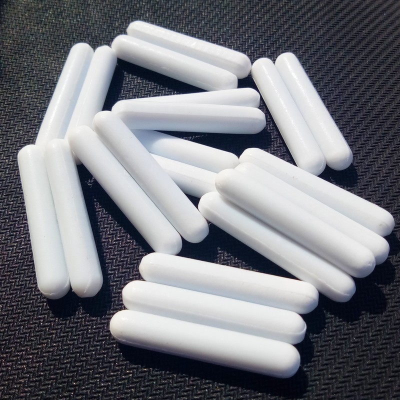 Barra de agitador magnética PTFE mezcladora magnética (7 x 40