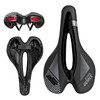 GORIX GX-GMODE, Bicycle Saddle, Short Nose, Wide Type, Tail Light,