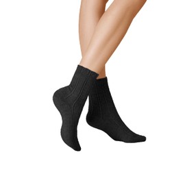 KUNERT Damen Socken Bedsocks wärmend Black 0070 39-42