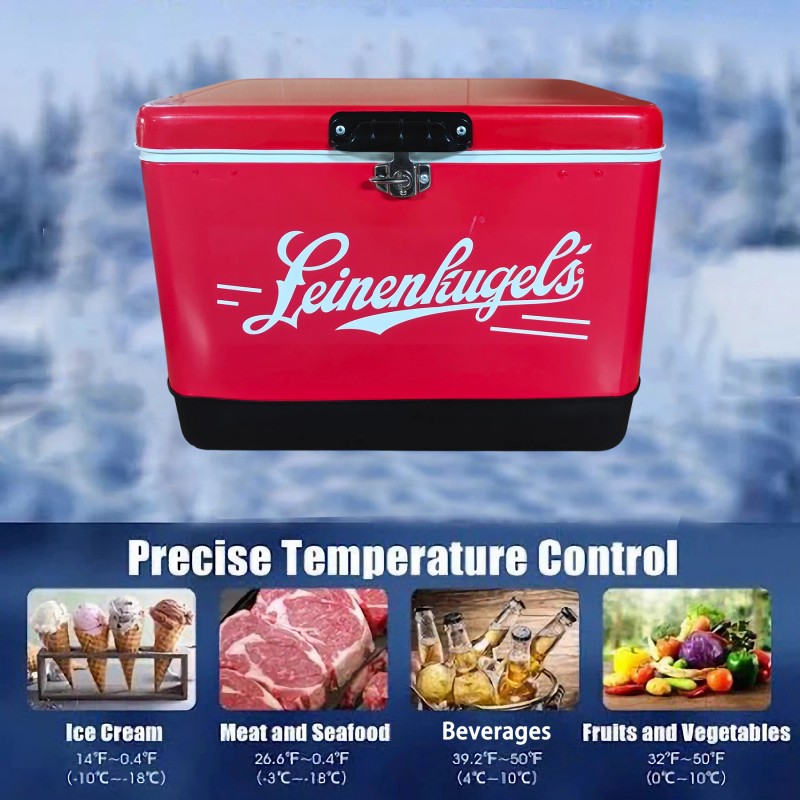 51 Liter Large Capacity Metal Traditional Design Portable Multi-functional Cold