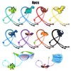 ZXSWEET 8 PCS Kids Glasses Strap Adjustable Dinosaur Anti-slip Eyeglass