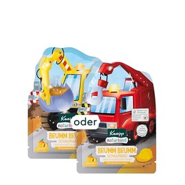 Kneipp naturkind Schaumbad Brumm Brumm - mit pflegendem Pfirsichkern-√ñl und √§therischem Orangen-√ñl - Badezusatz mit Bagger- / Kran-Motiv - 40ml