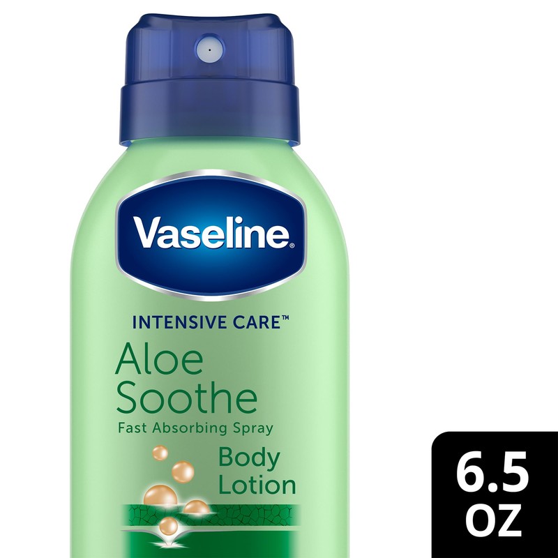 Vaseline Aloe Soothe Spray 2-Pack – Non-Greasy, Fast-Absorbing All-Over Soothing