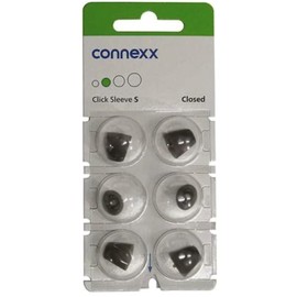 Connexx - Funda de clic, pequeña cerrada para RIC y productos de seda, color gris ahumado
