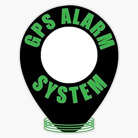 GPS Alarm System Location Vinyl Sticker Waterproof Bumper Sticker Laptop Window 5"