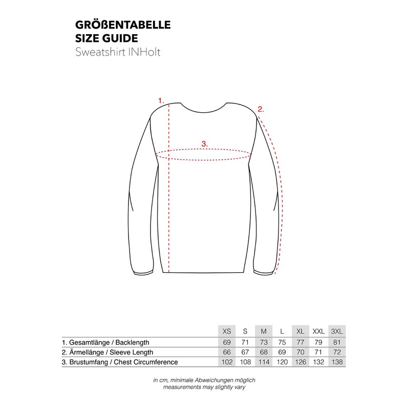 Indicode Men's Holt Sweatshirt with Ribbed Cuffs, Men's Sweater Pullover