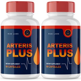 rize labs (2 Pack) Arteris Plus Dietary Supplement, Arteris Plus Tablets Supports Inflammation, Strengthen Support Pills, Arteris Plus Pills, ArterisPlus Reviews, Extra Strength (120 Capsules)