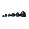 M10 (17mm Wrench) Black Plastic Dome - Nut & Bolt