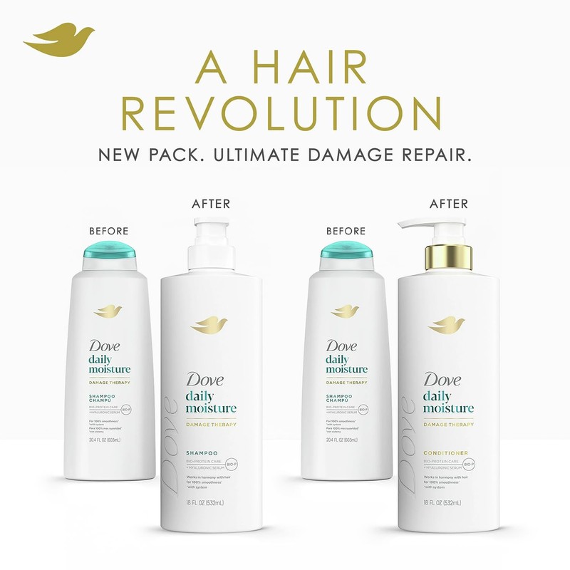 Dove Daily Moisture Shampoo & Conditioner Set with Deep Moisture