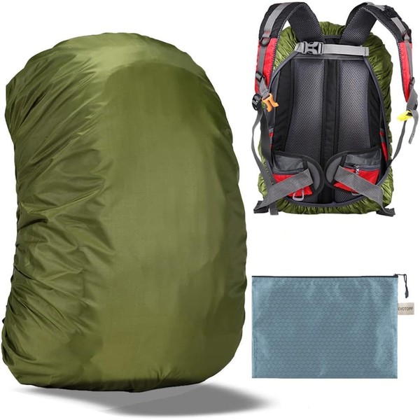 Evotopf Waterproof Backpack Rain Cover with Adjustable Anti Slip Buckle