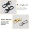 CODIRATO 70 PCS Swivel Clasps Keychain Clip Hook Lanyard Snap
