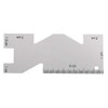 regle Patchwork + 1Pcs Metal Measuring Gauge Quilting Ruler Sewing