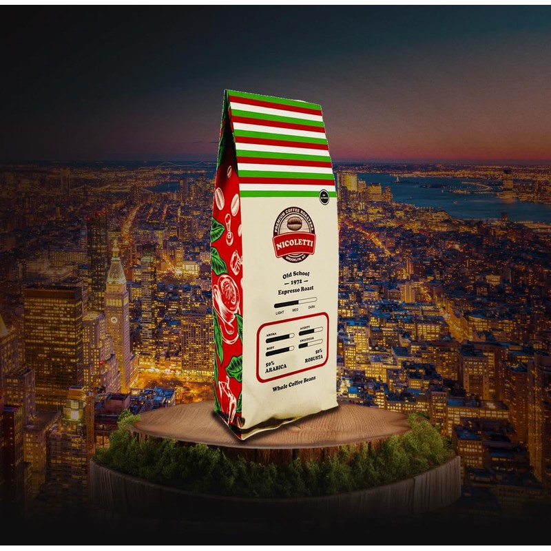 Nicoletti “Old School 1972” Espresso Roast [Whole Beans 2lb] Made