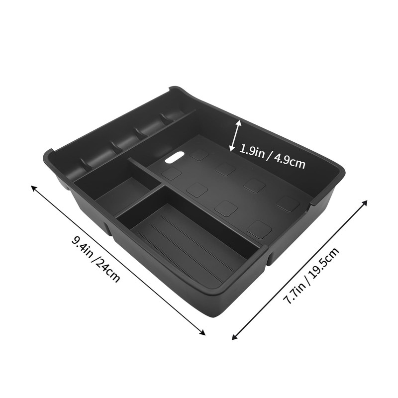 Agulier ABS Center Console Organizer Compatible with Toyota Highlander 2008-2013