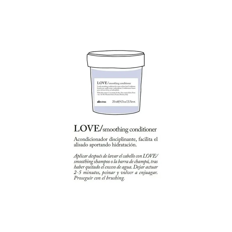 Acondicionador Love Smoothing Davines 250 Ml